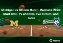Michigan vs UConn March Madness 2026: Start time, TV channel, live stream, and more