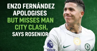 Enzo Fernández Apologises but Misses Man City Clash, Says Rosenior
