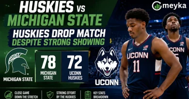 Huskies vs Michigan State Huskies Drop Match Despite Strong Showing