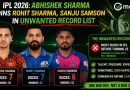 IPL 2026 Abhishek Sharma Joins Rohit Sharma, Sanju Samson in Unwanted Record List