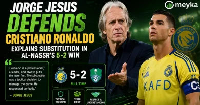 Jorge Jesus Defends Cristiano Ronaldo, Explains Substitution in Al-Nassr’s 5-2 Win