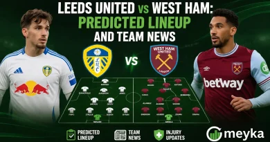 Leeds United vs West Ham Predicted Lineup and Team News
