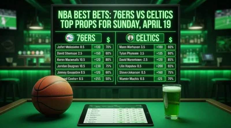 NBA Best Bets: 76ers vs Celtics Top Props for Sunday, April 19