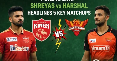 PBKS vs SRH Shreyas vs Harshal Headlines 5 Key Matchups