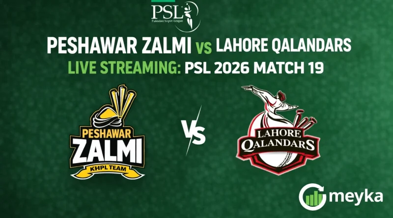 Peshawar Zalmi vs Lahore Qalandars