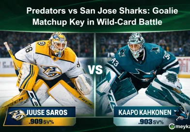 Predators vs San Jose Sharks: Goalie Matchup Key in Wild-Card Battle