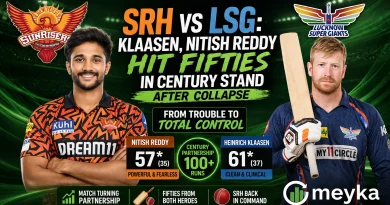 SRH vs LSG Klaasen, Nitish Reddy Hit Fifties in Century Stand After Collapse