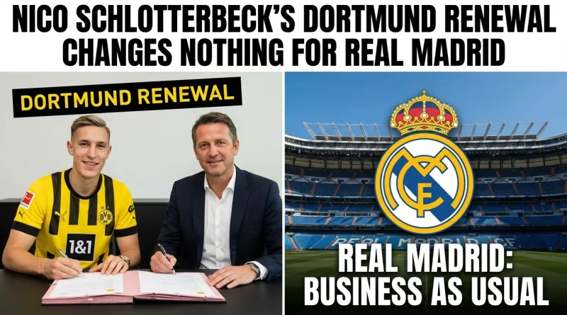 Nico Schlotterbeck’s Dortmund Renewal Changes Nothing for Real Madrid