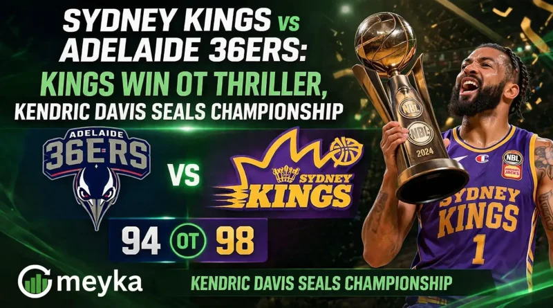 Sydney Kings vs Adelaide 36ers: Kings Win OT Thriller, Kendric Davis Seals Championship