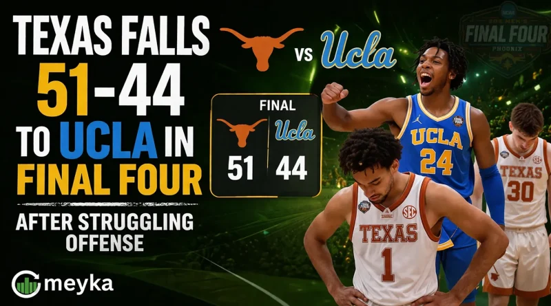 Texas Falls 51-44 to UCLA in Final Four After Struggling Offense