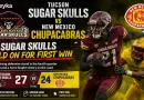 Tucson Sugar Skulls vs New Mexico Chupacabras Sugar Skulls Hold On for First Win