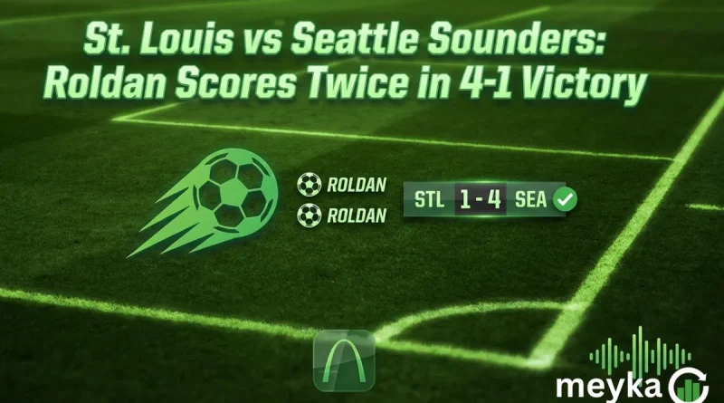 St. Louis vs Seattle Sounders: Roldan Scores Twice in 4-1 Victory