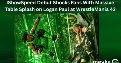 IShowSpeed Debut Shocks Fans With Massive Table Splash on Logan Paul at WrestleMania 42