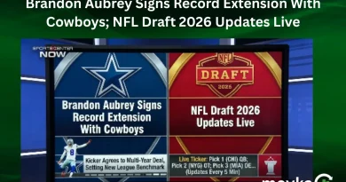 Brandon Aubrey Signs Record Extension With Cowboys; NFL Draft 2026 Updates Live