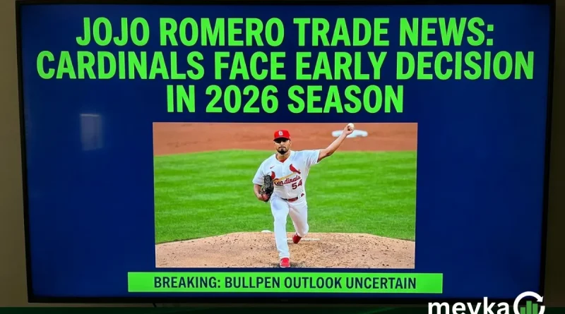 JoJo Romero Trade News: Cardinals Face Early Decision in 2026 Season