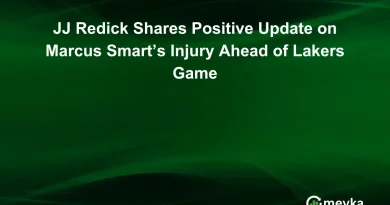 JJ Redick Shares Positive Update on Marcus Smart’s Injury Ahead of Lakers Game