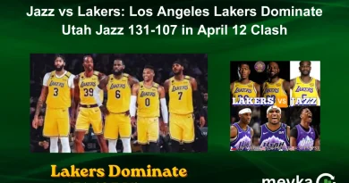 Jazz vs Lakers: Los Angeles Lakers Dominate Utah Jazz 131-107 in April 12 Clash