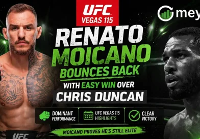 UFC Vegas 115 Renato Moicano Bounces Back with Easy Win Over Chris Duncan