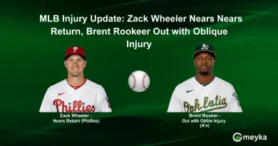 MLB Injury Update: Zack Wheeler Nears Return, Brent Rooker Out with Oblique Injury