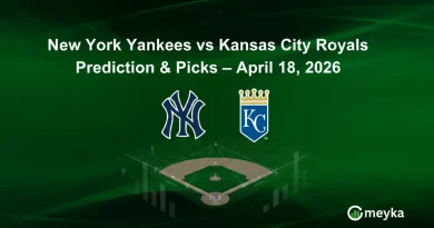 New York Yankees vs Kansas City Royals Prediction & Picks – April 18, 2026