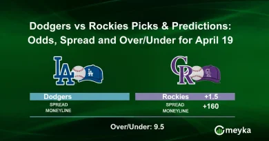 Dodgers vs Rockies Picks & Predictions: Odds, Spread and Over/Under for April 19