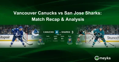 Vancouver Canucks vs San Jose Sharks: Match Recap & Analysis