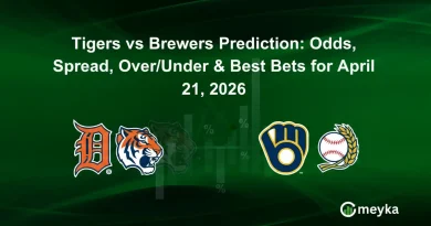 Tigers vs Brewers Prediction: Odds, Spread, Over/Under & Best Bets for April 21, 2026