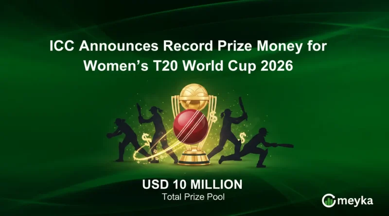 ICC Announces Record Prize Money for Women’s T20 World Cup 2026