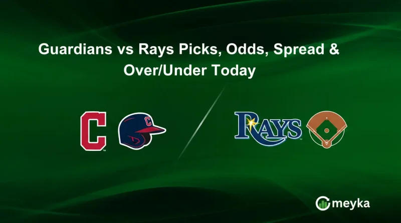 Guardians vs Rays Picks, Odds, Spread & Over/Under Today