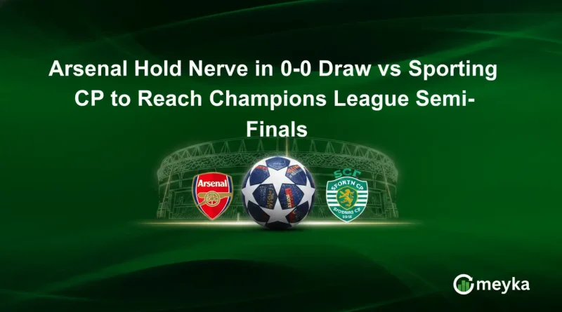 Arsenal Hold Nerve in 0-0 Draw vs Sporting CP to Reach Champions League Semi-Finals
