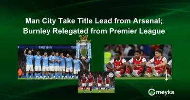 Man City Take Title Lead from Arsenal; Burnley Relegated from Premier League