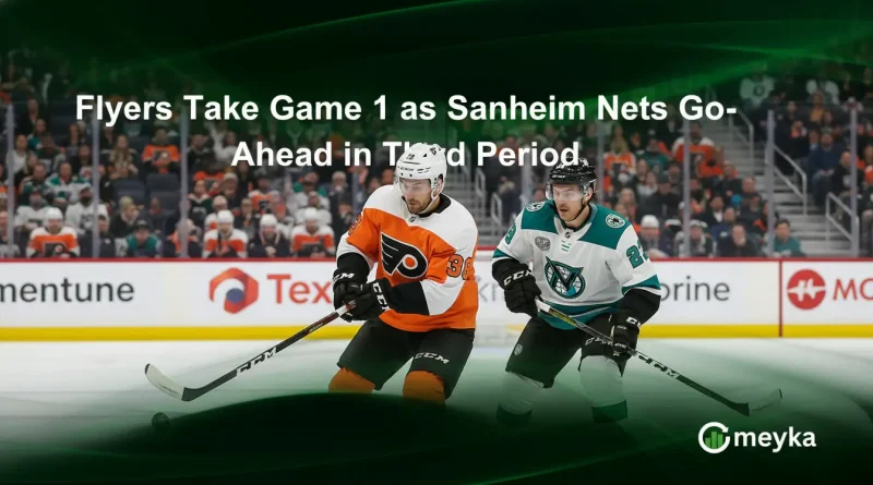 Flyers Take Game 1 as Sanheim Nets Go-Ahead in Third Period