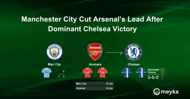 Manchester City Cut Arsenal’s Lead After Dominant Chelsea Victory