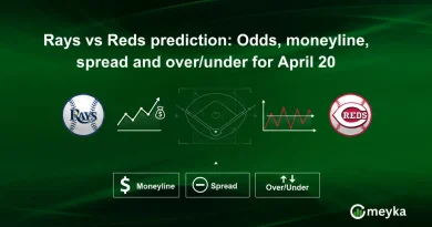 Rays vs Reds prediction: Odds, moneyline, spread and over/under for April 20