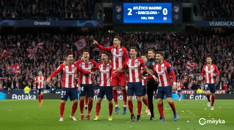 Atletico Madrid Defeat 10-Man Barcelona 2-0 to Seize Quarter-Final Advantage