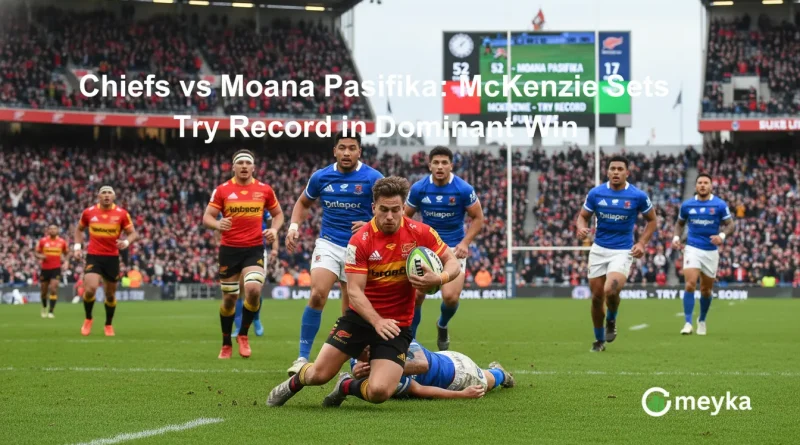 Chiefs vs Moana Pasifika: McKenzie Sets Try Record in Dominant Win