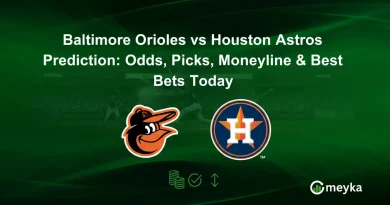 Baltimore Orioles vs Houston Astros Prediction: Odds, Picks, Moneyline & Best Bets Today