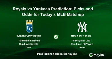 Royals vs Yankees Prediction: Picks and Odds for Today’s MLB Matchup