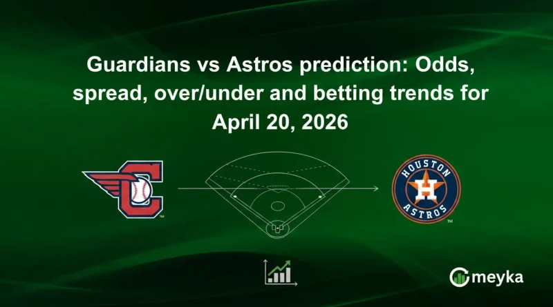 Guardians vs Astros prediction: Odds, spread, over/under and betting trends for April 20, 2026