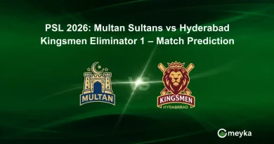 PSL 2026: Multan Sultans vs Hyderabad Kingsmen Eliminator 1 – Match Prediction