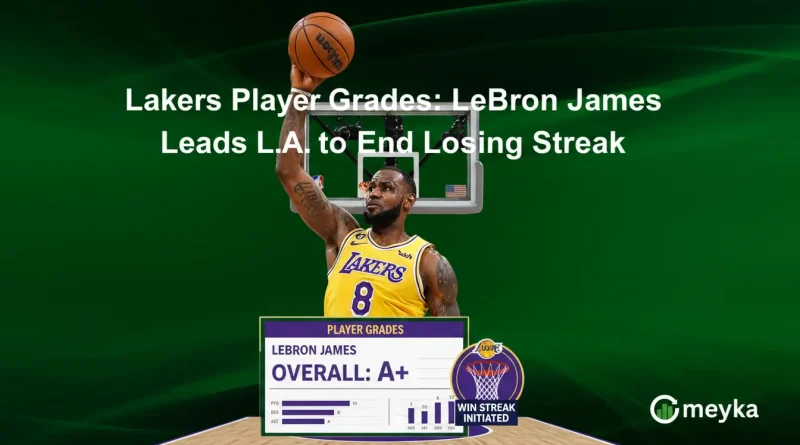 Lakers Player Grades: LeBron James Leads L.A. to End Losing Streak