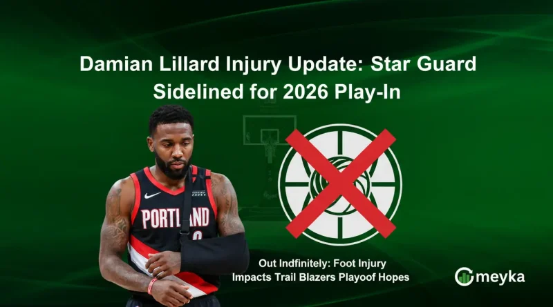 Damian Lillard Injury Update: Star Guard Sidelined for 2026 Play-In