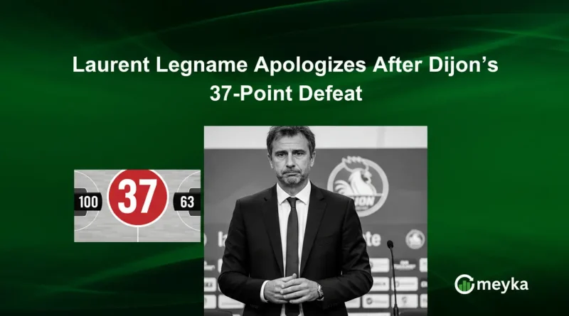 Laurent Legname Apologizes After Dijon’s 37-Point Defeat