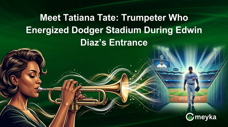 Meet Tatiana Tate: Trumpeter Who Energized Dodger Stadium During Edwin Diaz’s Entrance