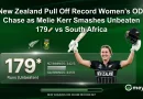New Zealand Pull Off Record Women’s ODI Chase as Melie Kerr Smashes Unbeaten 179 vs South Africa