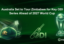 Australia Set to Tour Zimbabwe for Key ODI Series Ahead of 2027 World Cup