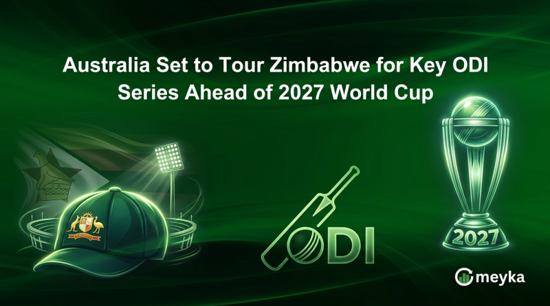 Australia Set to Tour Zimbabwe for Key ODI Series Ahead of 2027 World Cup
