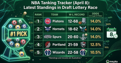 NBA Tanking Tracker (April 8): Latest Standings in Draft Lottery Race