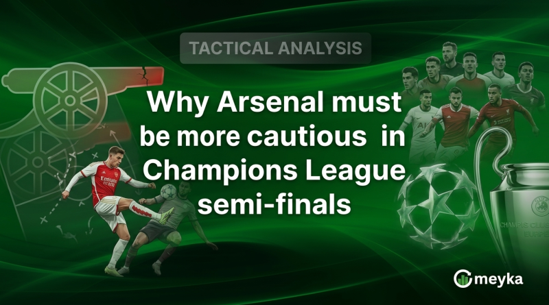 Why Arsenal must be more cautious in Champions League semi-finals
