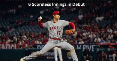 Shohei Ohtani Shows Control Wobbles but Delivers 6 Scoreless Innings in Debut